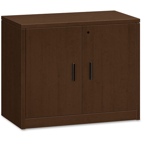 The HON Company  2-Door Storage Cabinet, 36"x20"x29-1/2", Mocha