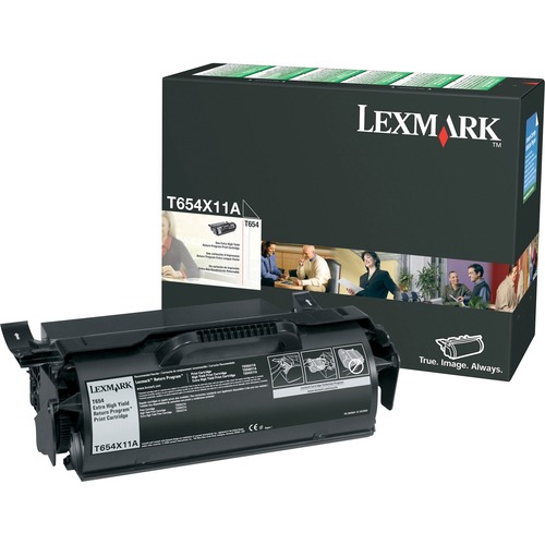 Genuine OEM Lexmark T654X11A Extra Hi-Yield Black Return Program Print Cartridge
