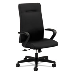 High-Back Chair, Rachet-Back, 27"x38-1/2"x47-1/2", CU Black