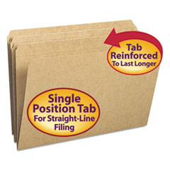 Top Tab Folder,2-Ply,11 pt, Straight Cut,Legal,100/BX,KFT