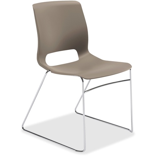 The HON Company  High Density Stack Chair, 23"x21"x32-1/4", Shadow