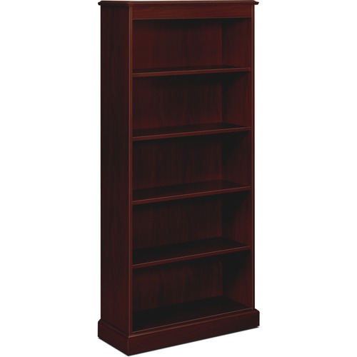 5-Shelf Laminate Bookcase, 35-3/4"x14-5/16"x78-1/4", MY