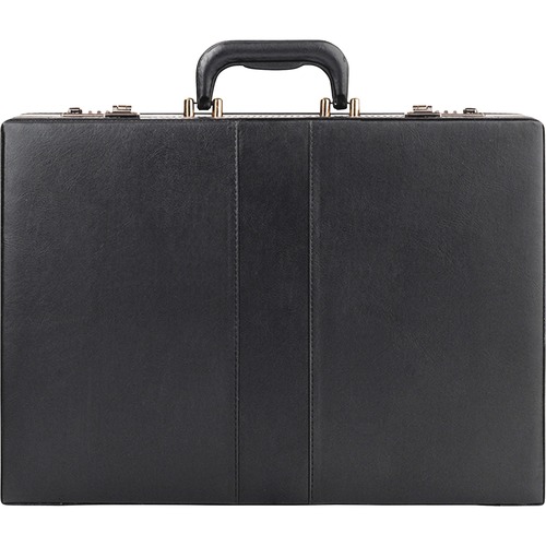 Attache Briefcase, 17-1/2"x5"x12", Black