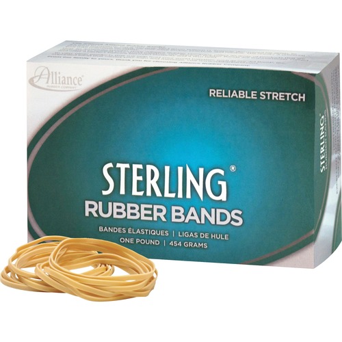 Rubber bands, Size 19, 3-1/2"x1/16", Approx. 1700/BX