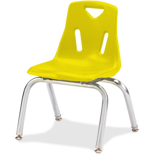Stacking Chairs,w/Chrome Legs,10" Seat,2