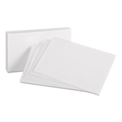 Oxford  Index Cards, Blank, 4"x6", 100/PK, White