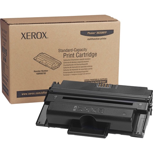 Genuine OEM Xerox 108R00793 Black Laser Toner Cartridge (5000 page yield)