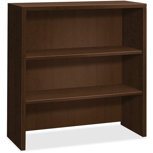 The HON Company  Hutch Bookcase, 2-Shelves, 36"x14-5/8"x37-1/2", Mocha