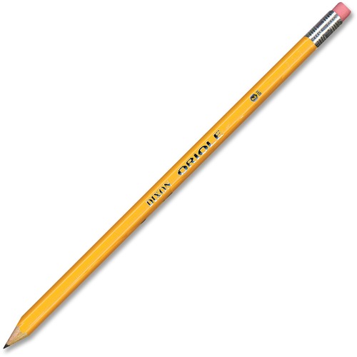 Oriole Pencils, No. 2 Lead Grade, Nontoxic, 12/pk, Yellow