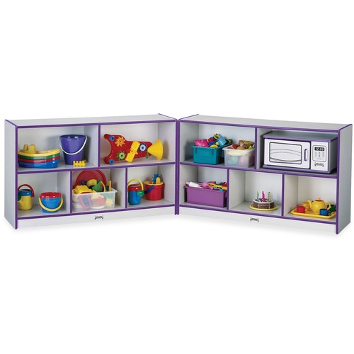 Fold-n-Lock Storage, Mobile, Low, 29-1/2"x96"x15", Purple