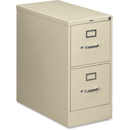 Letter File, 2 Drawer, 15"Wx28-1/2"Dx29"H, Putty