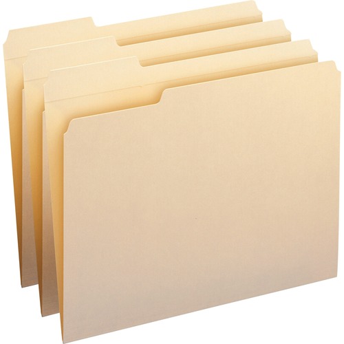 File Folders, 1/3 Left Tab Cut, 2 Ply, Letter, 100/BX, MLA