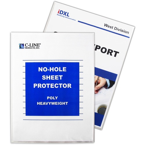 Sheet Protectors, Top Load, 8-1/2"x11", 25/BX, Clear