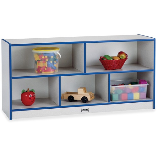 Mobile Storage Unit,Toddler,24-1/2"x48"x15",Blue