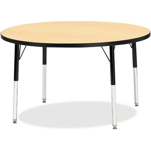 Activity Table, Round, 15"-24"x42", Mapl