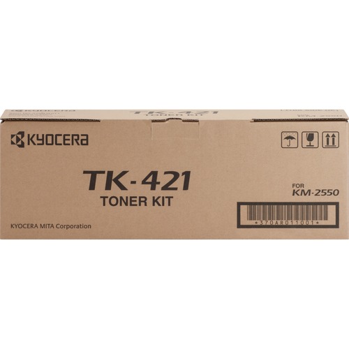 Genuine OEM Kyocera Mita 370AR011 (Type TK-420, TK-421, TK-423) Black Toner Cartridge (15000 page yield)