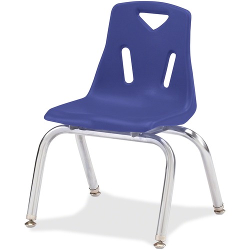 Stacking Chairs,w/Chrome Legs,10" Seat,2