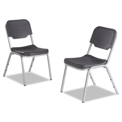 CHAIR,STACK,4/CT,BK