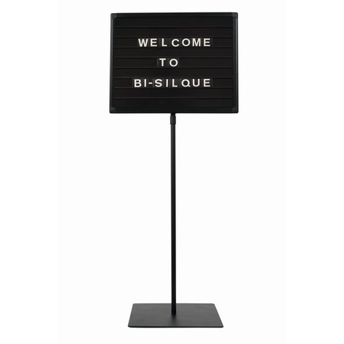 Magnetic Letterboard Stand, 18 x 24 Inches, Black
