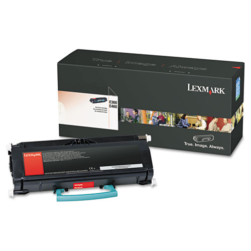 Genuine OEM Lexmark E360H21A High Yield Black Toner Printer Cartridge (9000 page yield)