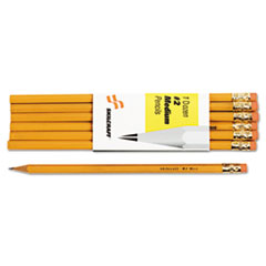 PENCIL,WOODCASE,#2,MED,YW