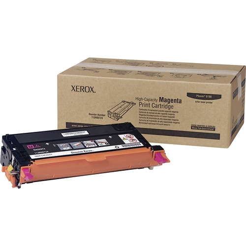 Genuine OEM Xerox 113R00724 High Yield Magenta Laser/Fax Toner (6000 page yield)