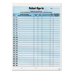 Patient Sign-In Label, 23 Lines, 8-1/2"-