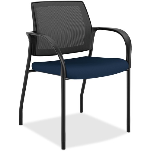 The HON Company  Stacking Chair,w/Glides,25"x21-3/4"x33-1/2",CU NY Seat