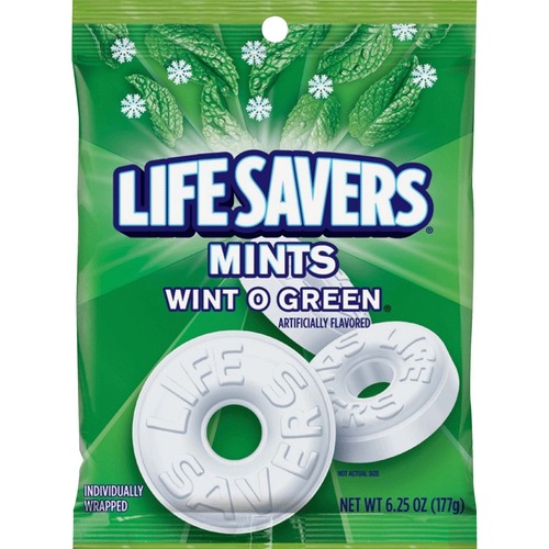 Life Savers Mints, Wint-O-Green, 6.25 oz/PK