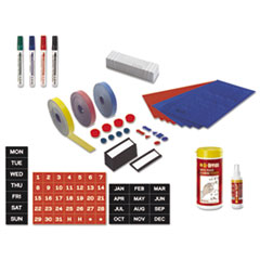 Magnetic Board Accessory Kit, Blue/red