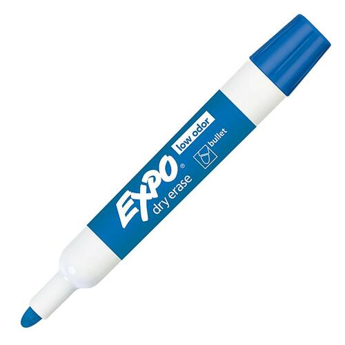 Dry-erase Marker, Bullet Point, Blue