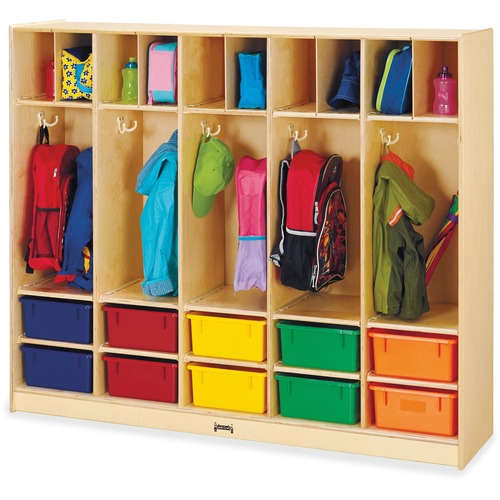 Locker Organizer,w/10 Color Tubs,Large,5