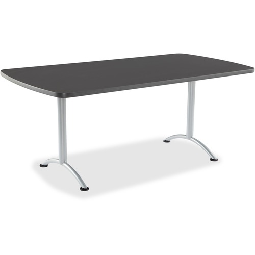 Iceberg  Sit-To-Stand Table, 3 Height Settings, 30"x36"x72", Graphite