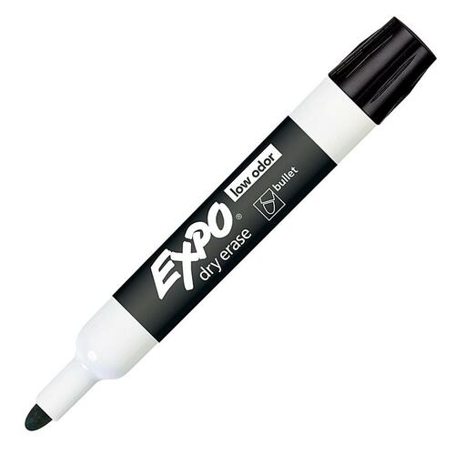 Dry-erase Marker, Bullet Point, Black