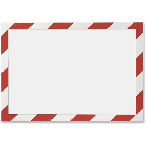 FRAME,SELF-ADHESIVE,RED/WHT
