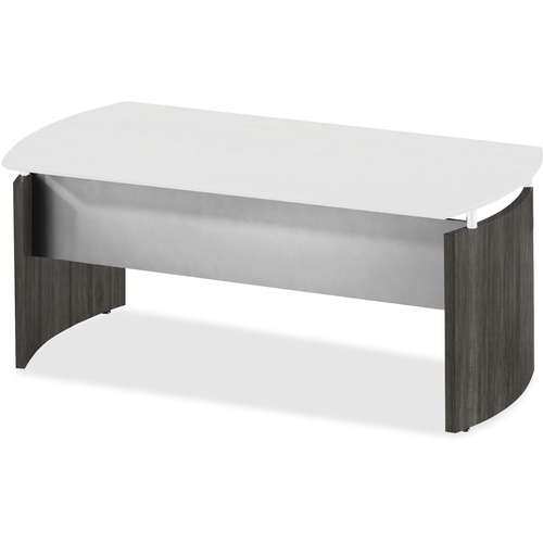 Desk Base, 1"x29-17/25"x26", Gray Steel