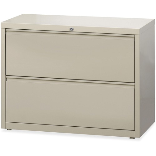 Lorell  Lateral File, 2-Drawer, 36"x18-5/8"x28", Putty