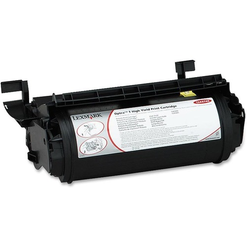 Genuine OEM Lexmark 12A5745 High Yield Black Laser/Fax Toner (25000 page yield)
