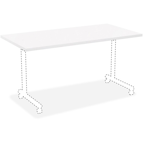 Lorell  Rectangular Tabletop, 24"x60", White