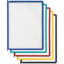 Business Source  Insertable Tab Indexes,5 Tab,11"x8-1/2",Buff Paper/Clear