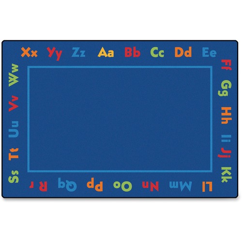 Alphabet Rug, 8'x12', Primary Ast
