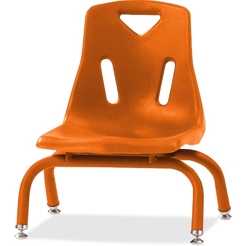 Stacking Chairs,w/Powder-Coat,8" Seat,17
