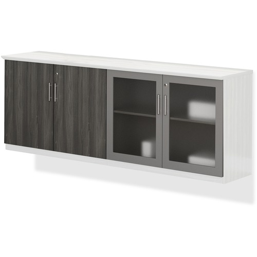 Low Wall Cabinet Door, 3/5"x34-23/25"x26", Gray Steel