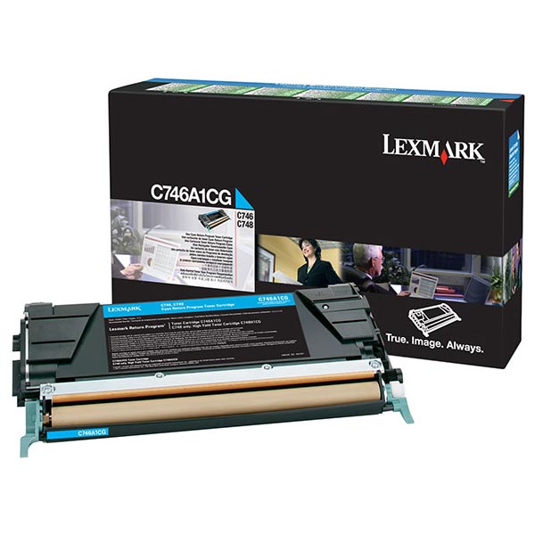 Lexmark Cyan Return Program Toner Cartridge for US Government (7,000 Yield) (TAA